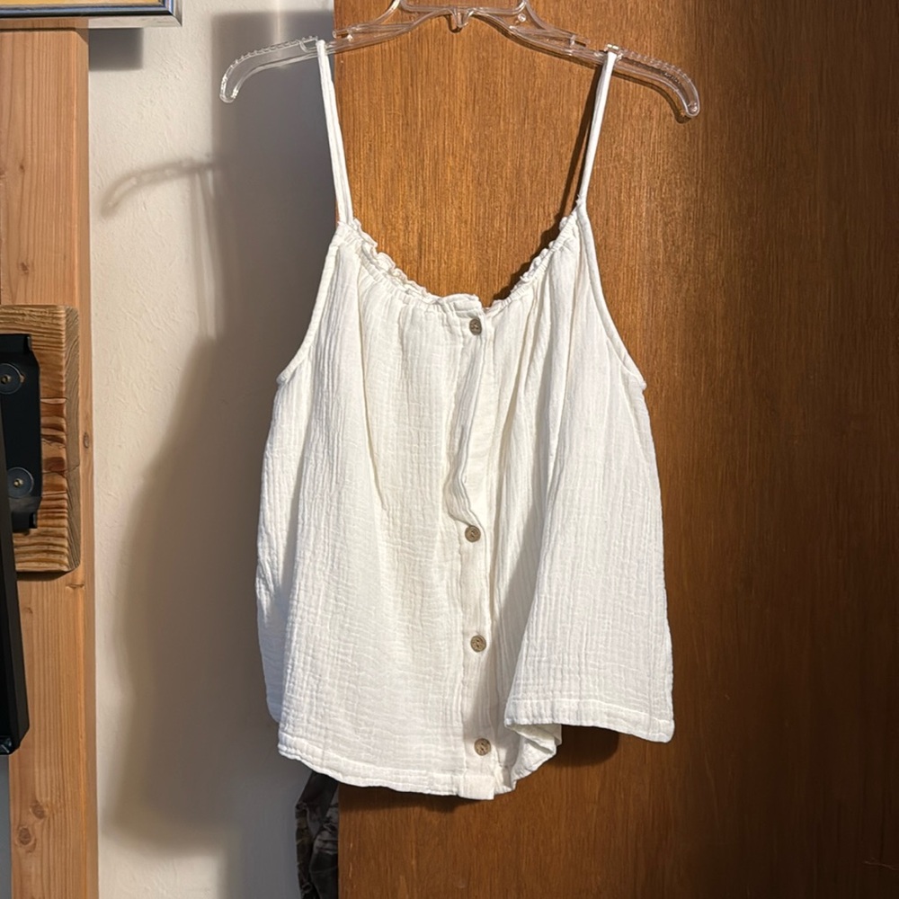 White tank top